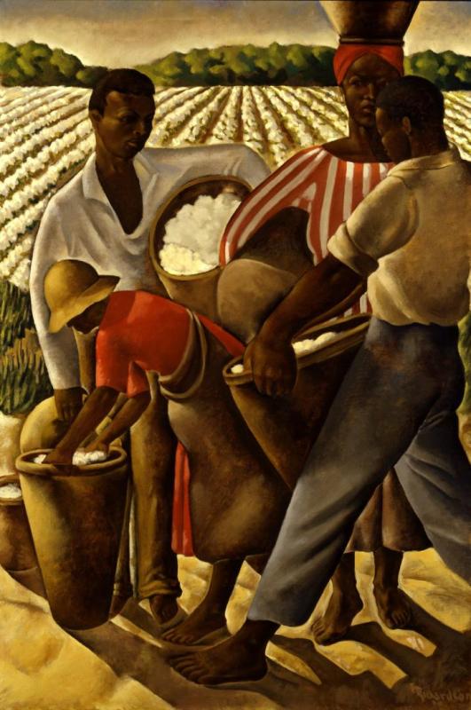 Employment Of Negroes In Agriculture, 1934 Artwork by Earle Richardson