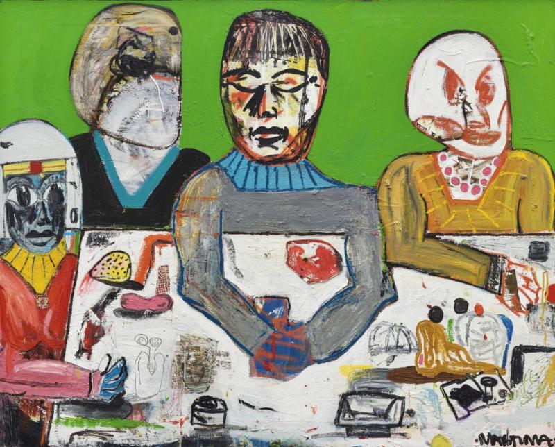 As Long As You Know I Know You Know, 2011 Artwork by Eddie Martinez