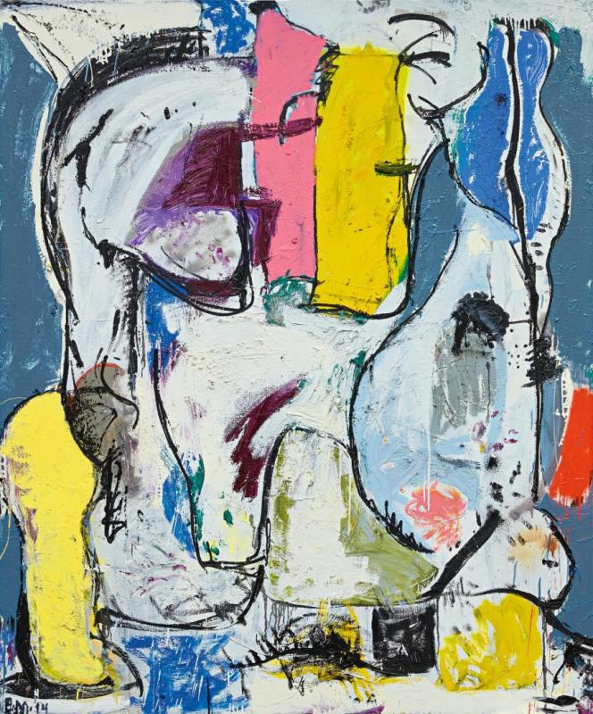 Happy Painting, 2014 Artwork by Eddie Martinez