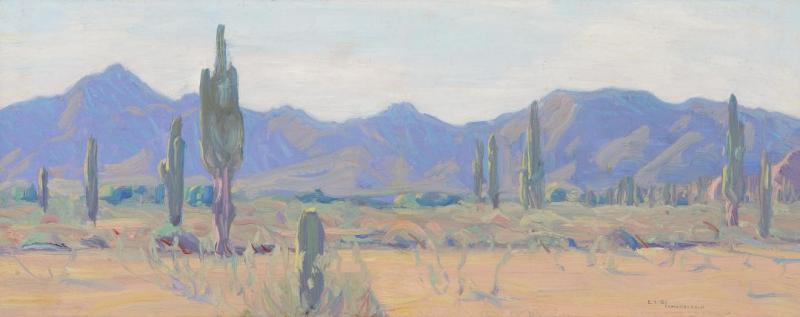 Desert Landscape Artwork by Ernest Blumenschein