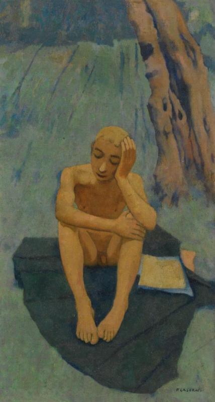 Giovinetto Nel Bosco, 1940 Artwork by Felice Casorati