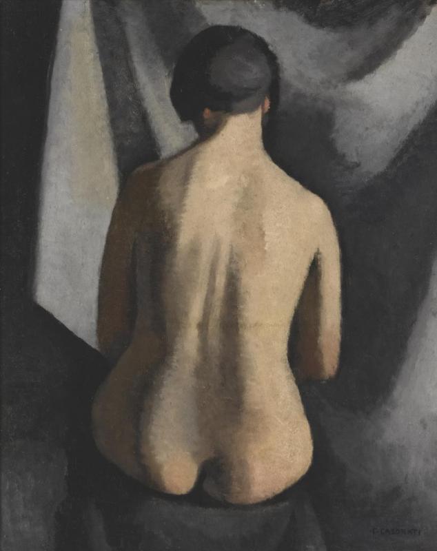 Nudo Di Schiena Artwork by Felice Casorati
