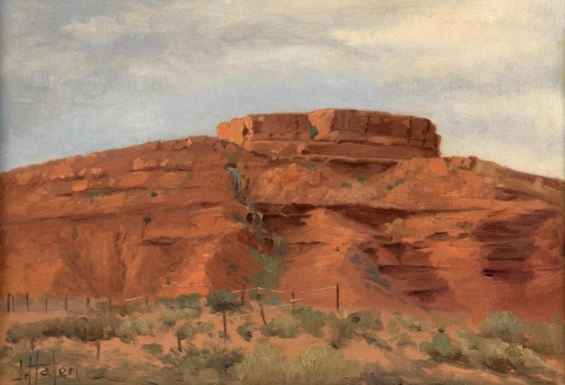Sugarloaf, St. George, 1904 Artwork by John Hafen