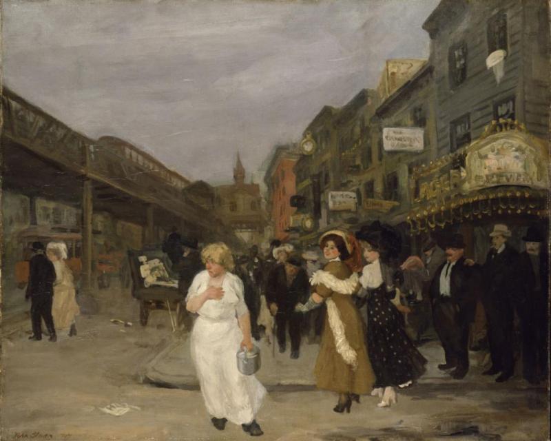 Sixth Avenue And Thirtieth Street, New York City, 1907 Artwork by John Sloan