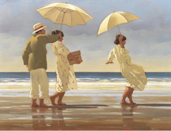 The Picnic Party Artwork by Jack Vettriano