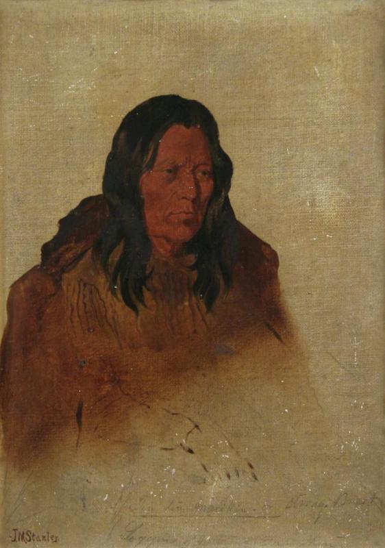 Tin Tin Malikin, 1847 Artwork by John Mix Stanley