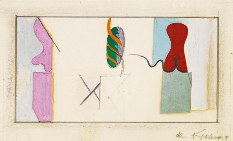 Composition Artwork by Willem De Kooning