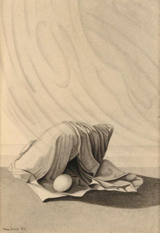 Minutes #8 (recto Verso), 1943 Artwork by Kay Sage