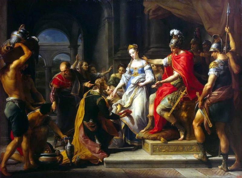 Continence Of Scipio, 1771 Artwork by Pompeo Batoni