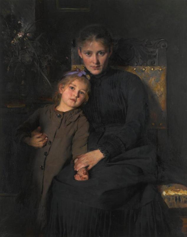 Tender Moments Artwork by Bertha Wegmann