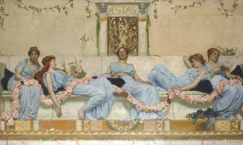 Summer Artwork by Sir William Ernest Reynolds-stephens