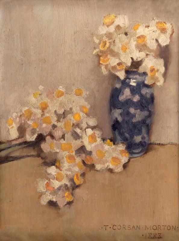 Daffodils, 1888 Artwork by Thomas Corsan Morton