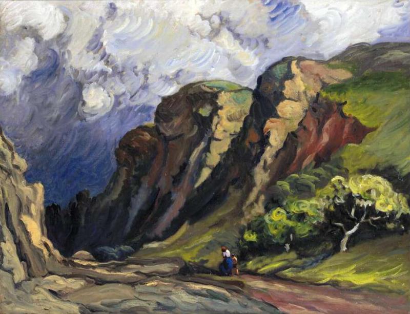 The Mountain Pass, 1897 Artwork by Thomas Corsan Morton