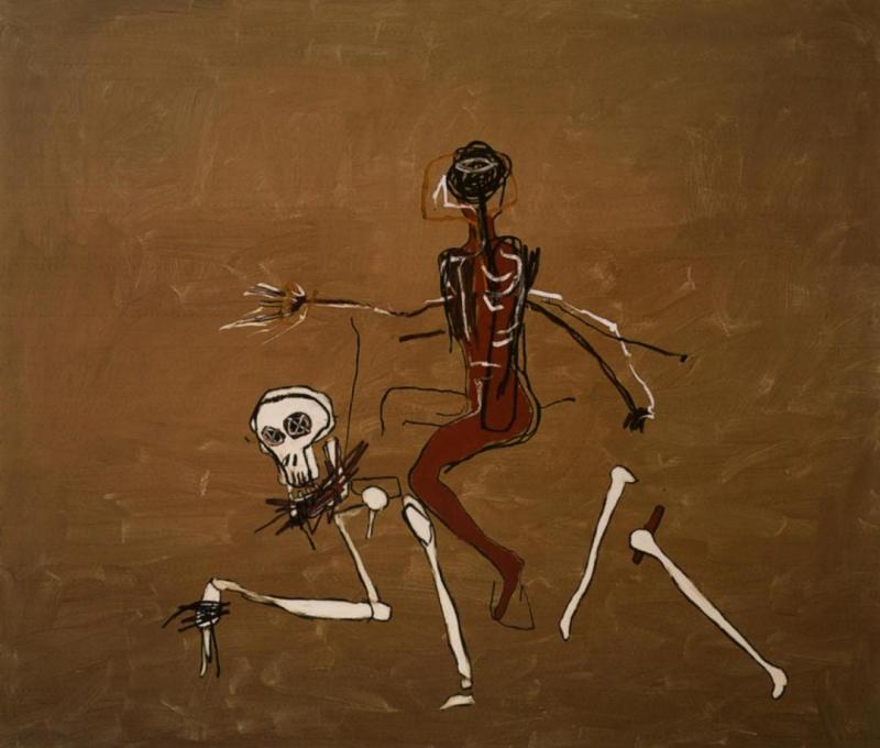 Riding With Death, 1988 Artwork by Jean Michel Basquiat