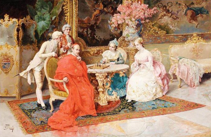 The Cardinal's Move Artwork by Giulio Rosati