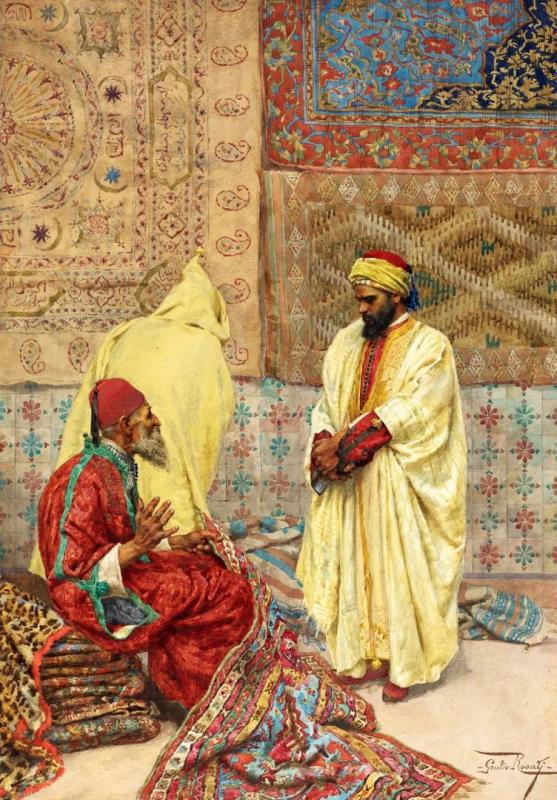 The Carpet Bazaar Artwork by Giulio Rosati