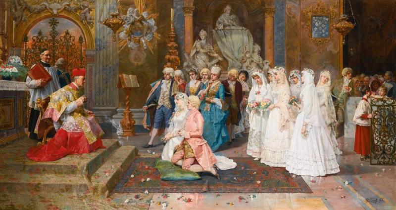The Wedding Artwork by Giulio Rosati