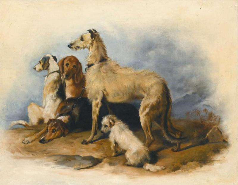 Highland Dogs Artwork by Edwin Henry Landseer