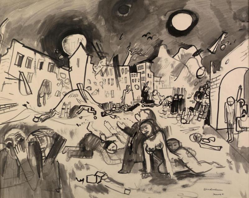 The Great Disaster, C.1939 Artwork by Felix Nussbaum