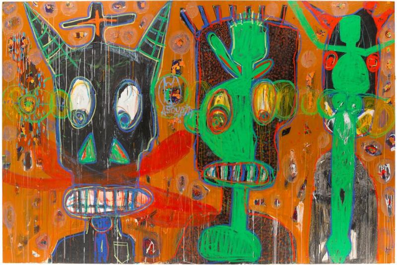 Gri Gri Ii, 2016 Artwork by Aboudia