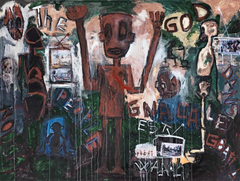 The God, 2011 Artwork by Aboudia