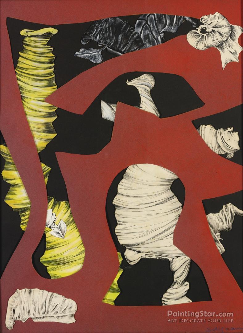 Cave Of The Echoes, 1943 Artwork by Kurt Seligmann