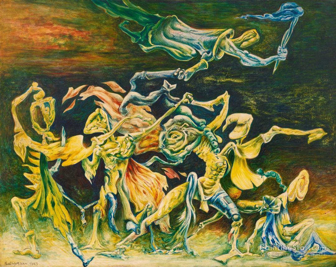 Le GÉnie De La Conviction, 1943 Artwork by Kurt Seligmann