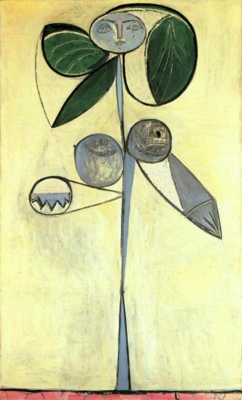 Woman Flower, 1946 Artwork by Pablo Picasso