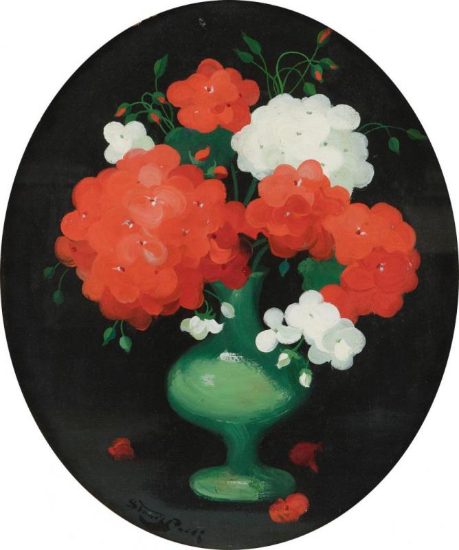 Geraniums Artwork by James Stuart Park