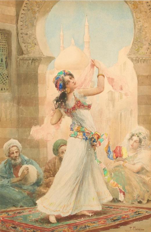 A Dancing Beauty Artwork by Fabio Fabbi