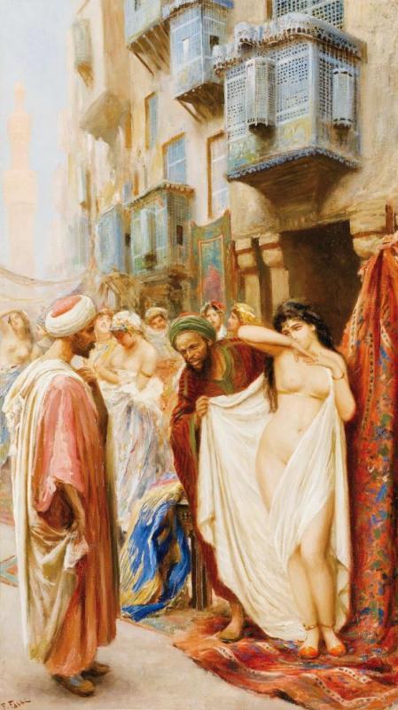 Le Marche Aux Esclaves Artwork by Fabio Fabbi