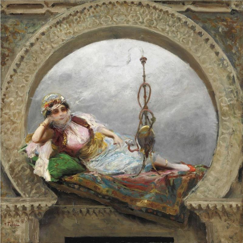 Odalisca 2 Artwork by Fabio Fabbi