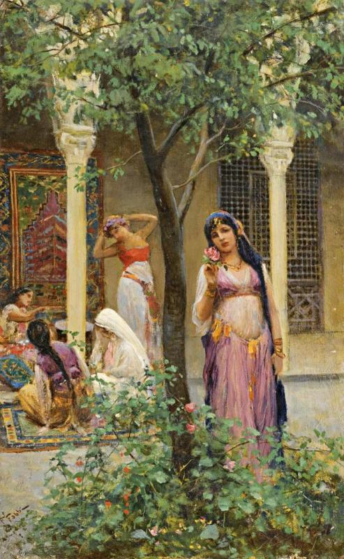 The Turkish Rose Artwork by Fabio Fabbi