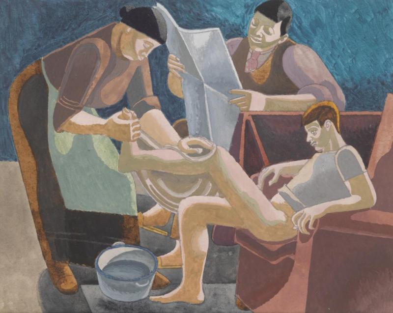 Bath Night Artwork by William Roberts