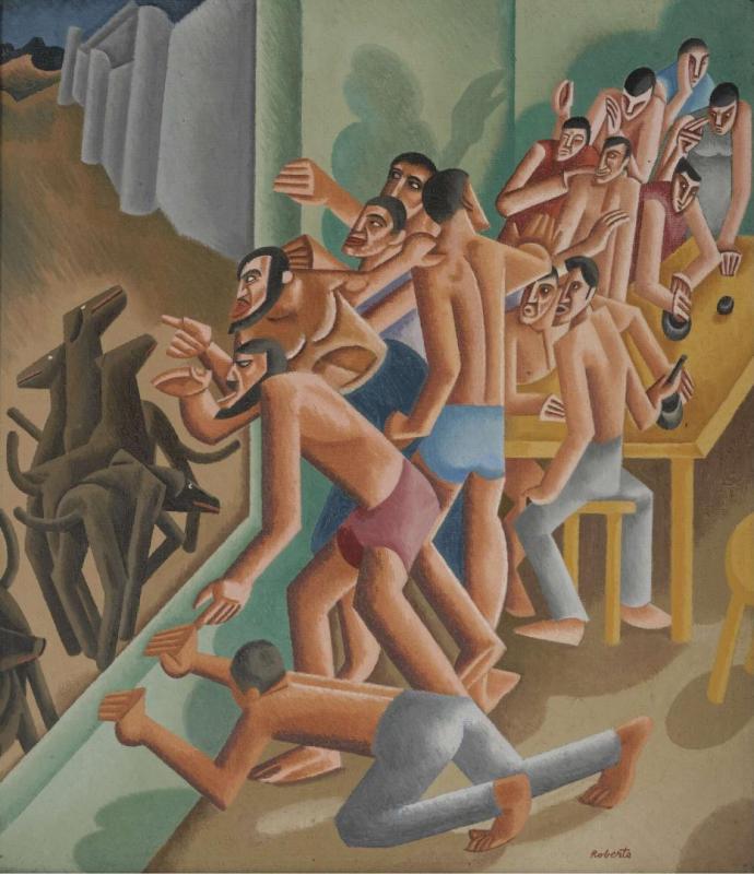 Dogs Of The Beni Hillal, 1925 Artwork by William Roberts