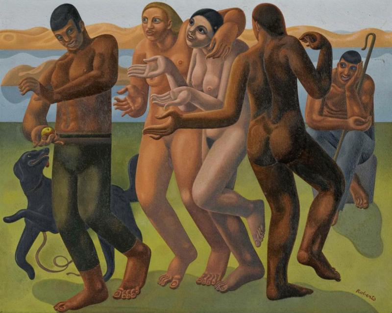 Judgement Of Paris, 1933 Artwork by William Roberts