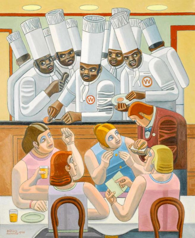 The Wimpy Bar, 1975 Artwork by William Roberts
