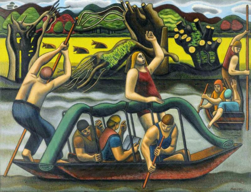 Windy Day, 1941 Artwork by William Roberts