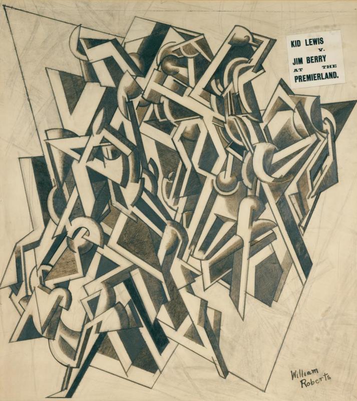 Boxers, 1914 Artwork by William Roberts