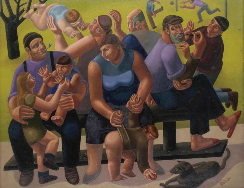 The Park Bench Artwork by William Roberts