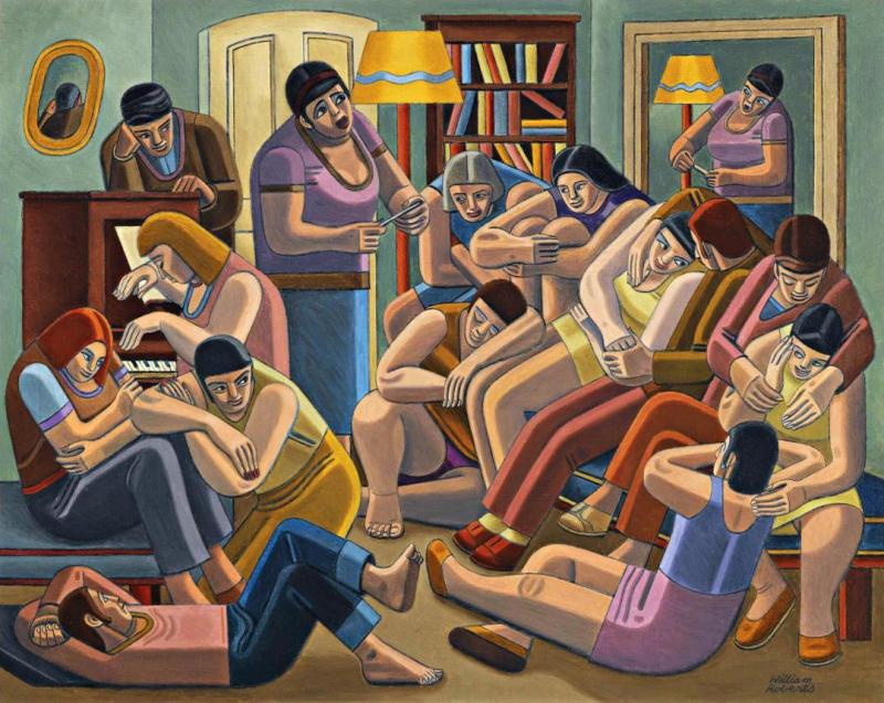 The Party, 1971 Artwork by William Roberts