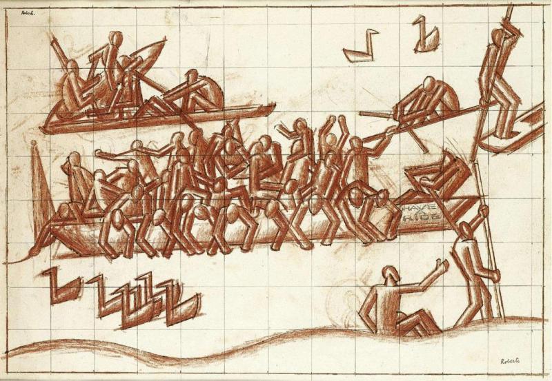 The Pleasure Barge (have A Ride) Artwork by William Roberts