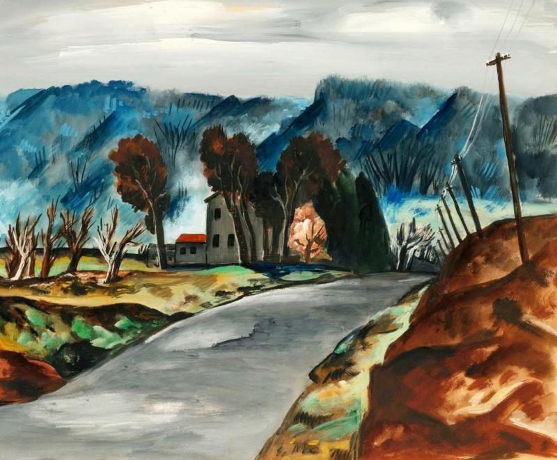 Autumn Light Artwork by Bror Julius Olsson Nordfeldt