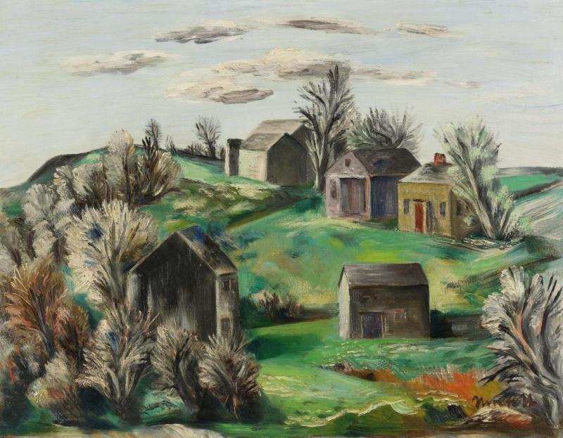 Gray Landscape, 1939 Artwork by Bror Julius Olsson Nordfeldt