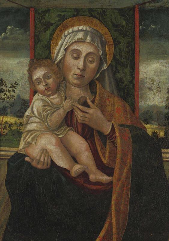 Madonna And Child Artwork by Vincenzo Foppa
