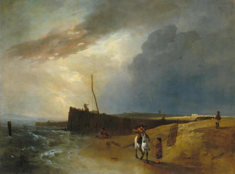 Littlehampton Pier, 1811-2 Artwork by Sir Augustus Wall Callcott