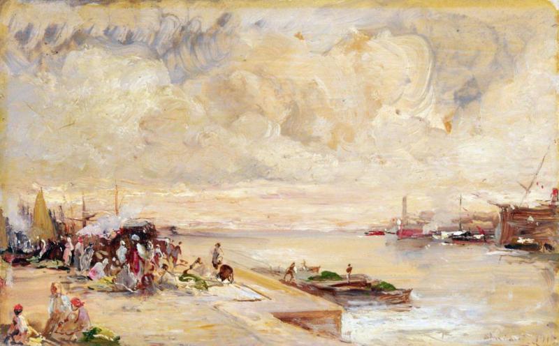 Marina, 1915 Artwork by Pompeo Mariani