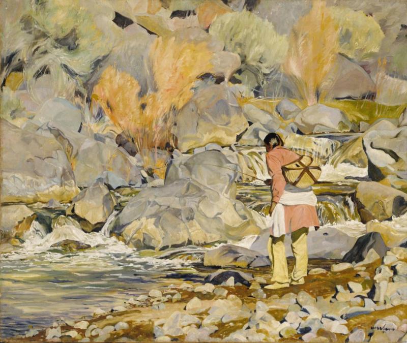 After Them, 1928 Artwork by Walter Ufer