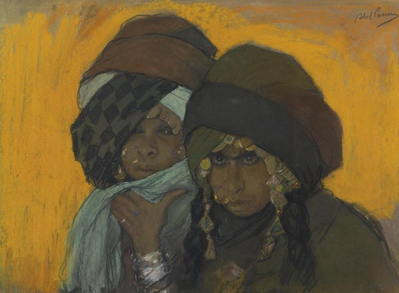 Rachel And Leah Artwork by Abel Pann