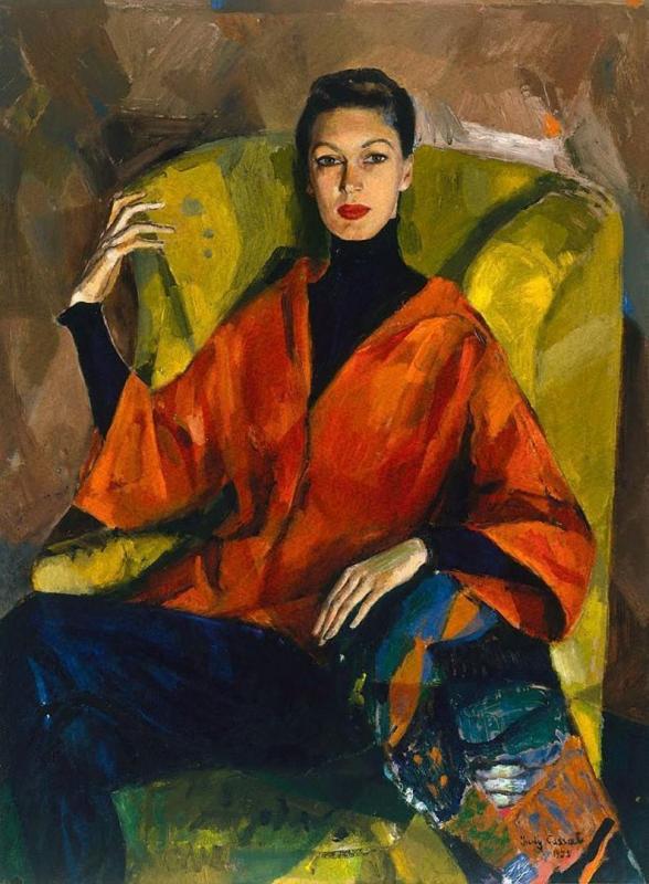 Portrait Of Judy Barraclough, 1955 Artwork by Judy Cassab